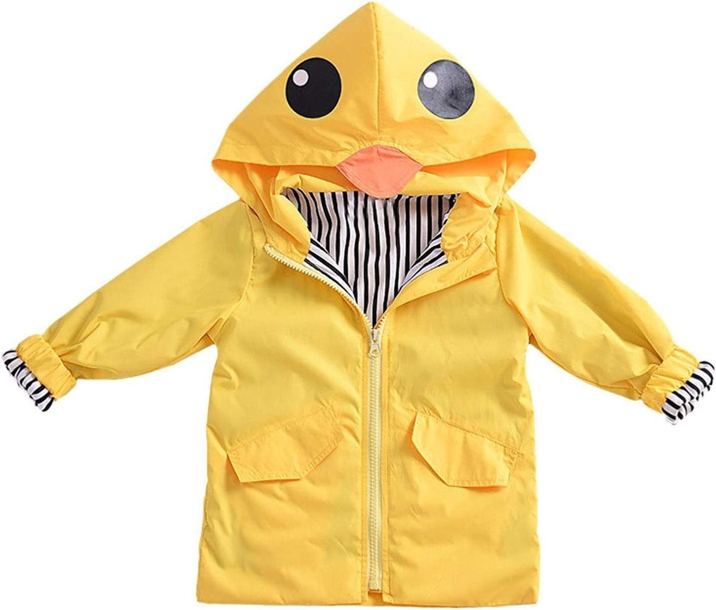 Adorable Duck - Themed Rain Jacket for Toddlers – Perfect for Rainy Days and Windy Weather! - Journey Must Haves