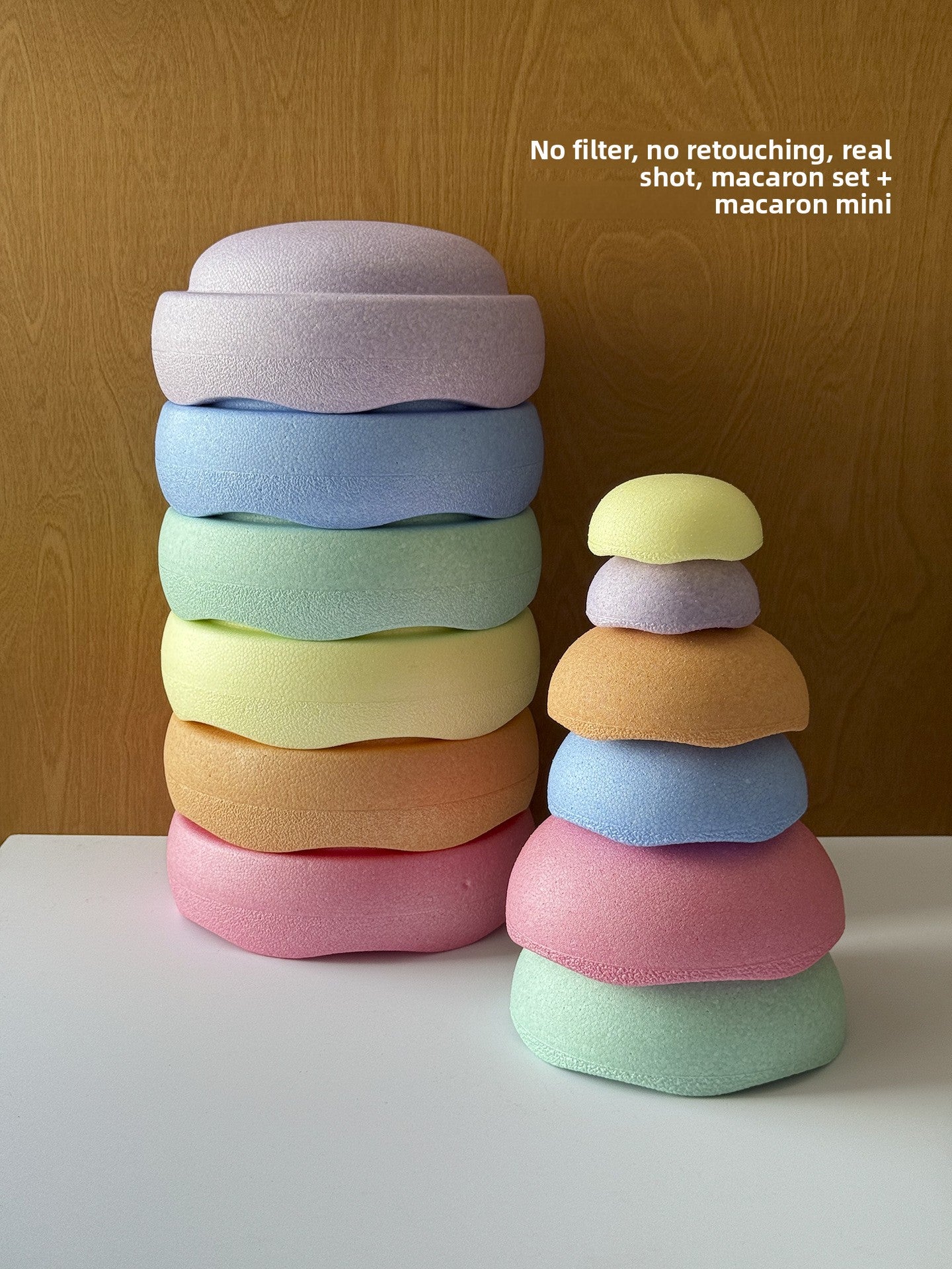 EPP Foam Rainbow Stepping Stones and Balance Board Set