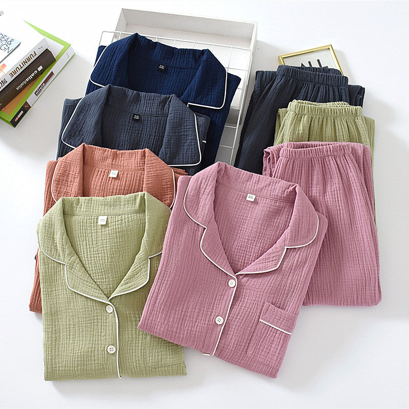 Cotton Pajama Set for Men and Women