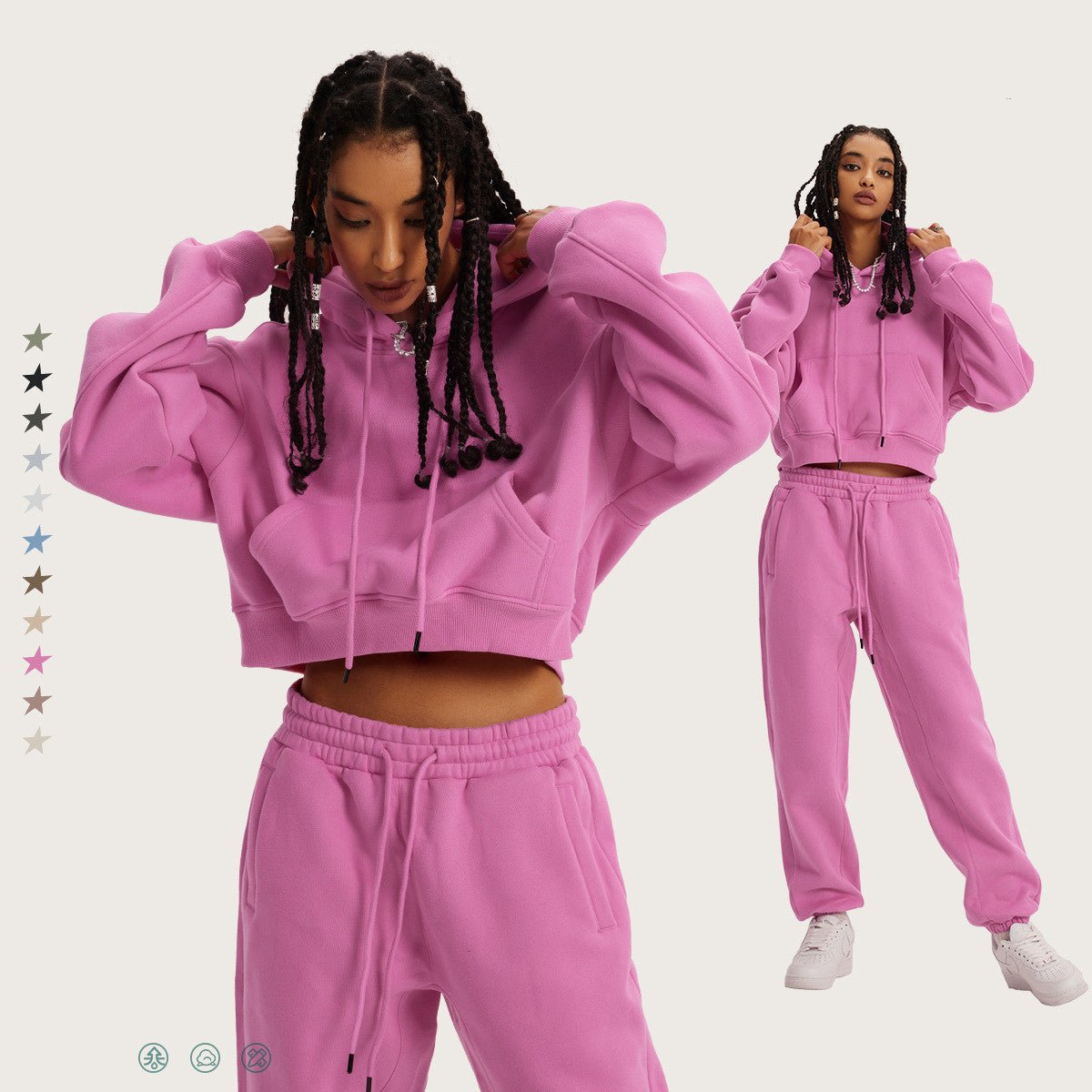 Autumn/Winter Casual Fashion Hoodie Set for Women - Journey Must Haves