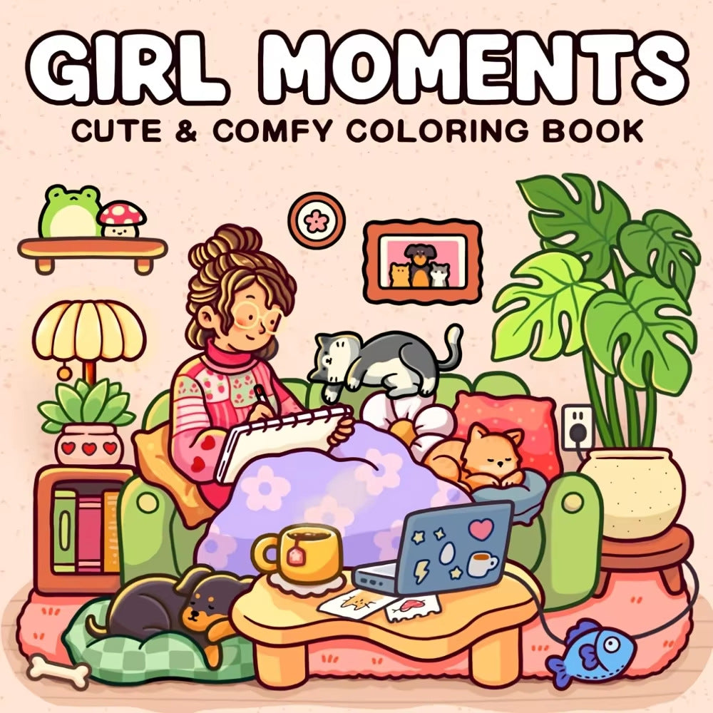 Monster Series Coloring Book for Children