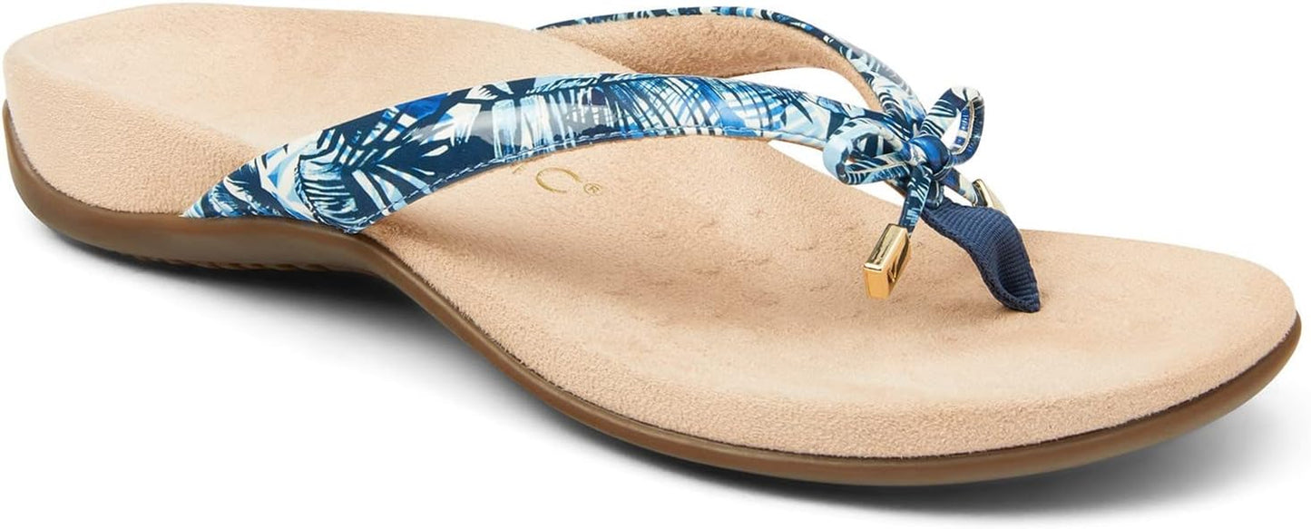 Women'S Rest Bella Toe Post Sandal- Supportive Ladies Orthotic Sandals That Include Three Zone Comfort with Arch Support- Flip Flop for Ladies, Medium and Wide Width Size 5-12