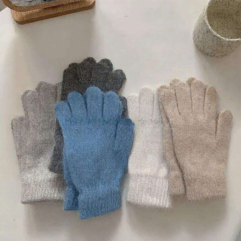 Knitted Winter Gloves Windproof Warm