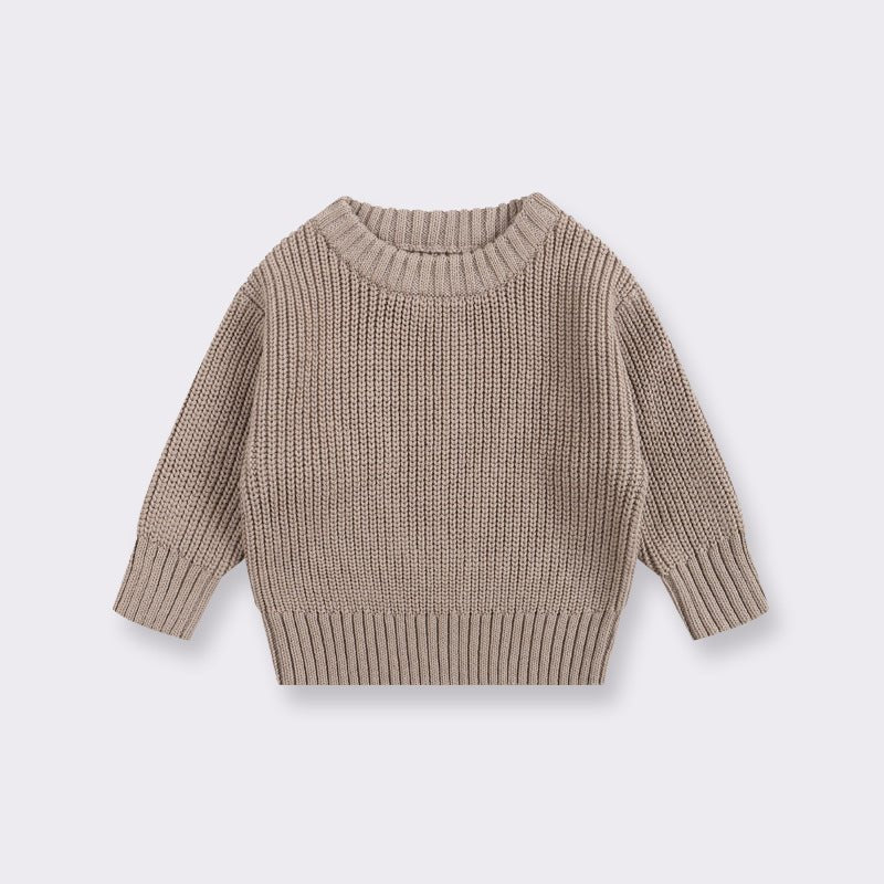 Baby Cotton Crewneck Sweater for Boys and Girls - Journey Must Haves