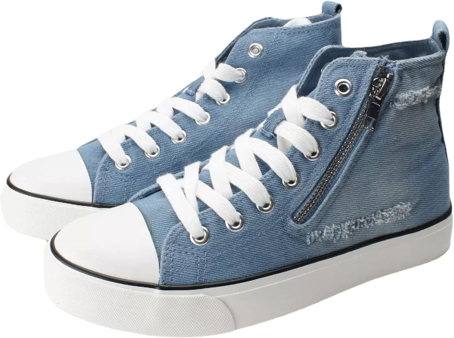 Step Up Your Style with Women's Trendy Platform High Top Sneakers - Soft Corduroy or Faux Lamb's Fur, Memory Foam Comfort!