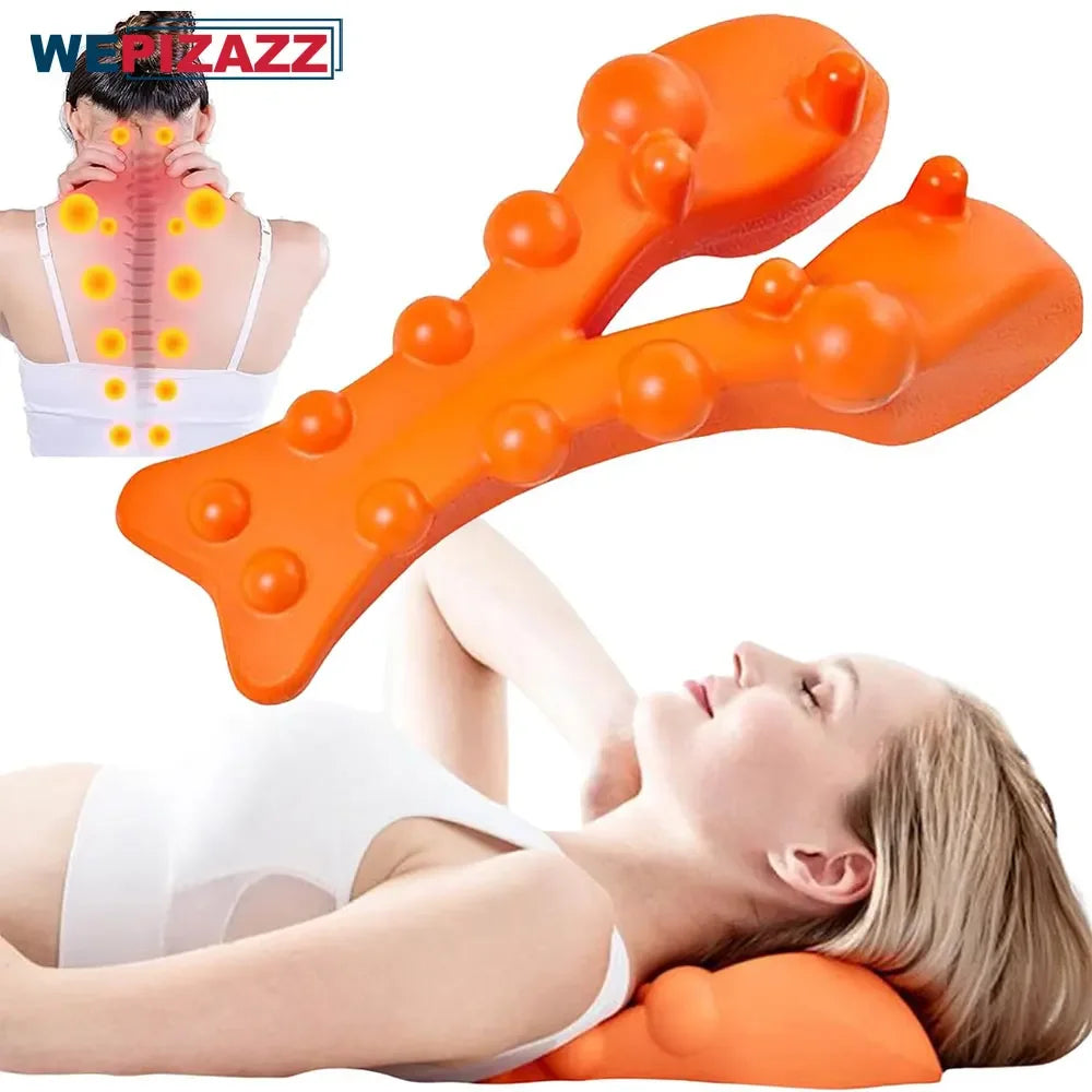 Ultimate Neck Relief: Cervical Traction Device & Trigger Point Massager for Pain-Free Living