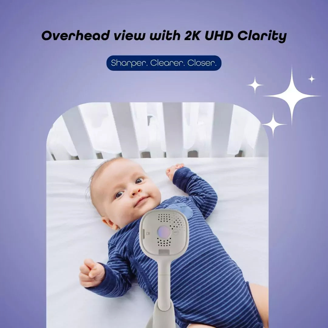 Experience Ultimate Peace of Mind with the GoBaby AI Portable Pro Baby Monitor