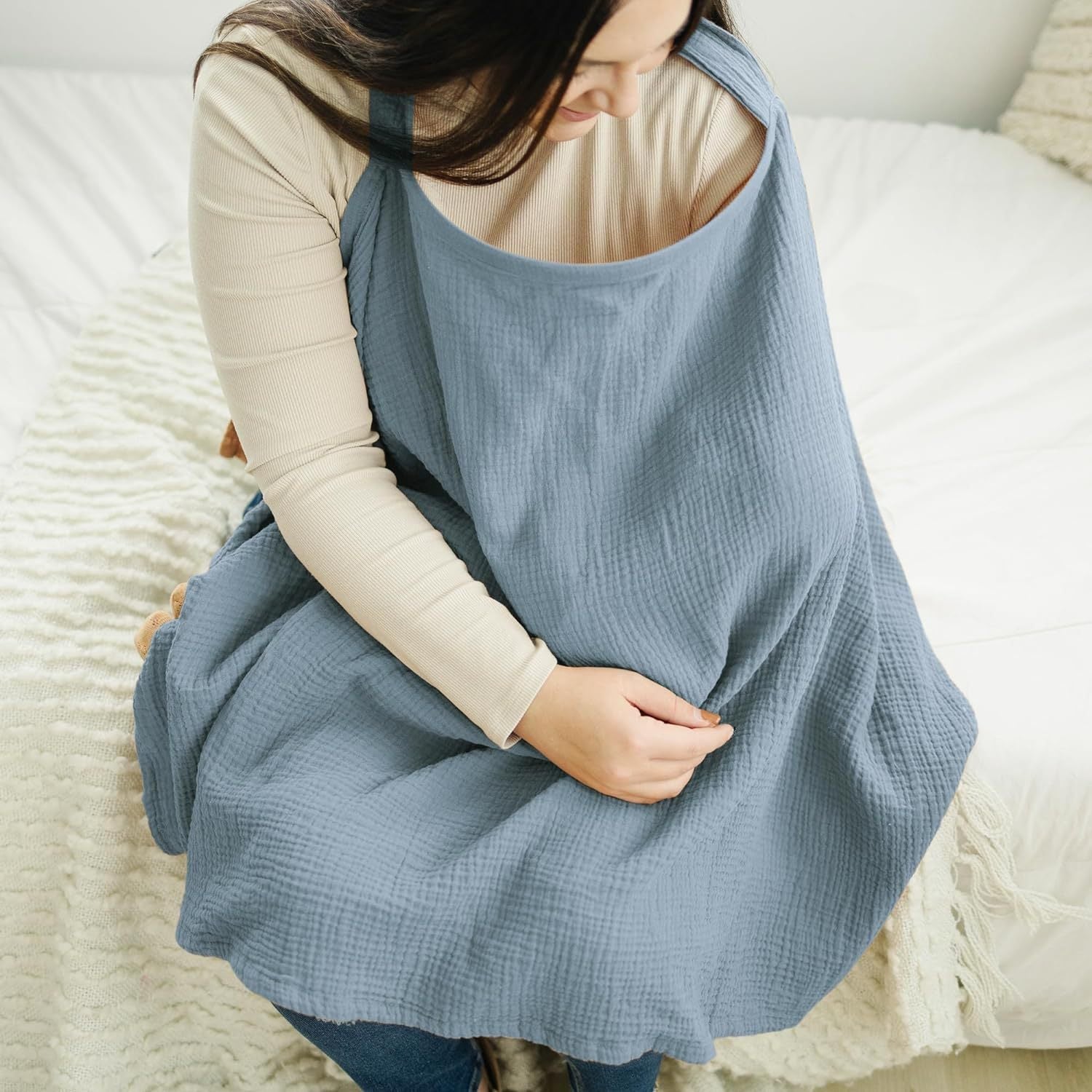 Breathable Cotton Yarn Breast - covering - Journey Must Haves