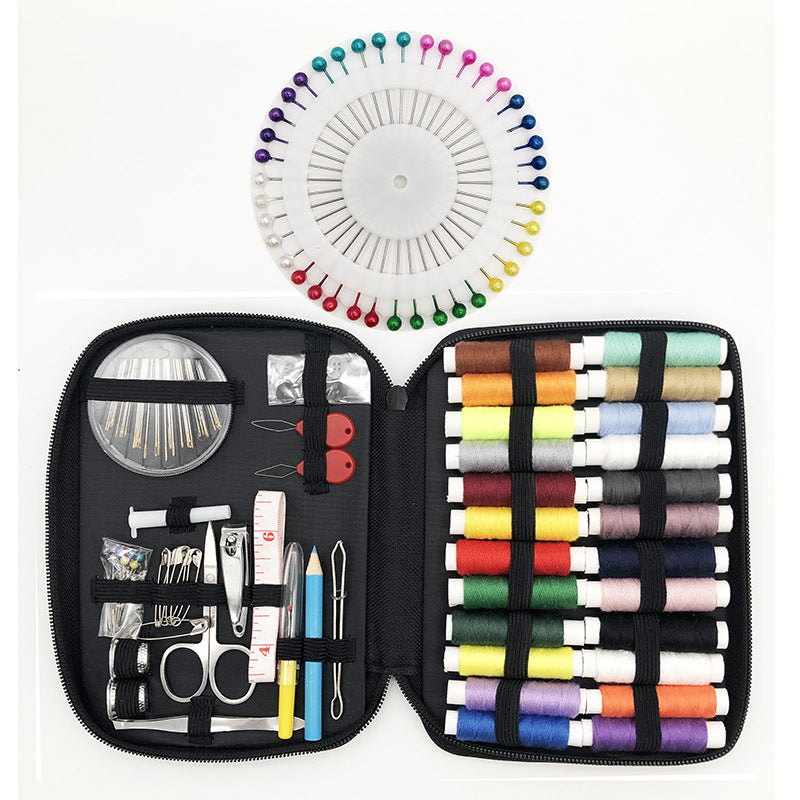 Portable sewing kit set handbag