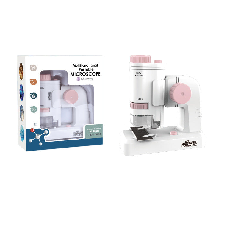 Mini Portable Microscope for Kids Science Exploration