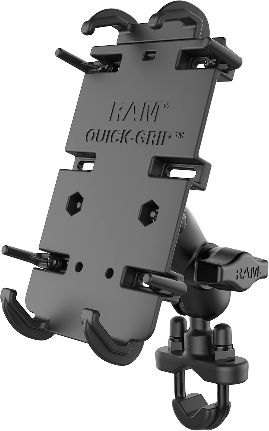 Secure Your Ride with the Quick-Grip Large Phone Mount - Perfect for Motorcycles, ATVs, and Bikes!