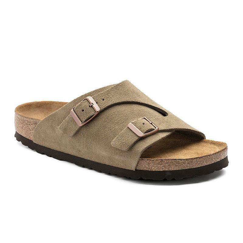 Full-grain leather Birkenstock sandals