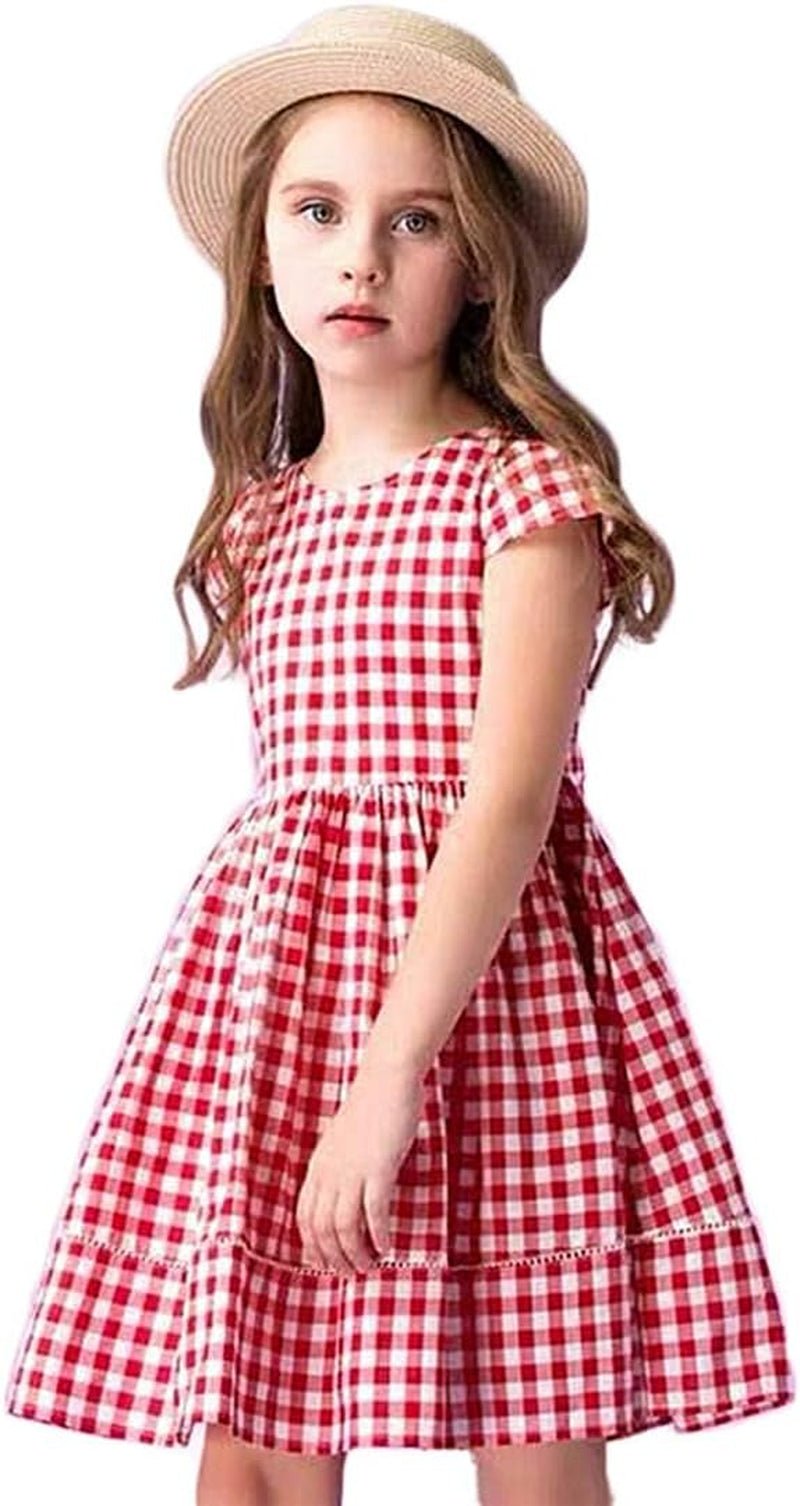 Charming Toddler Summer Dress for Girls - Sleeveless Cotton Jumper with Playful Flower Design - Journey Must Haves