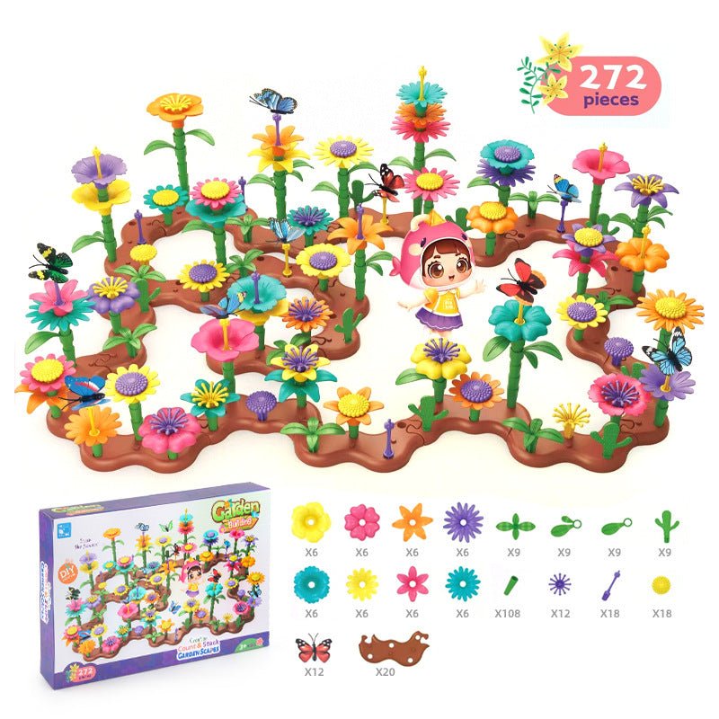 Children's Flower Arrangement Building Blocks Set - Journey Must Haves
