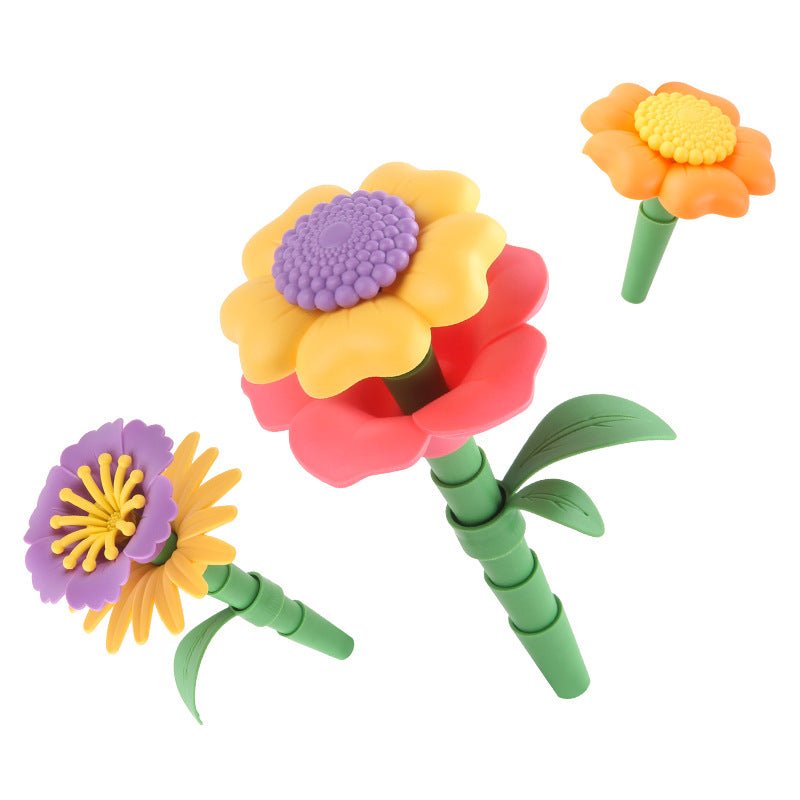 Children's Flower Arrangement Building Blocks Set - Journey Must Haves