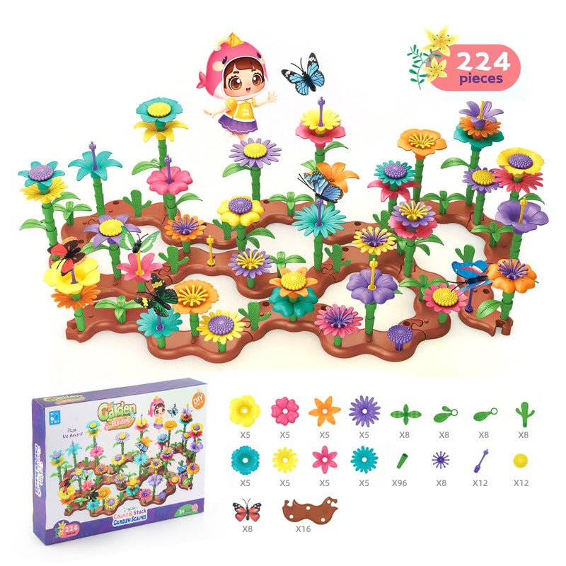 Children's Flower Arrangement Building Blocks Set - Journey Must Haves