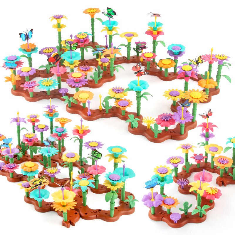 Children's Flower Arrangement Building Blocks Set - Journey Must Haves