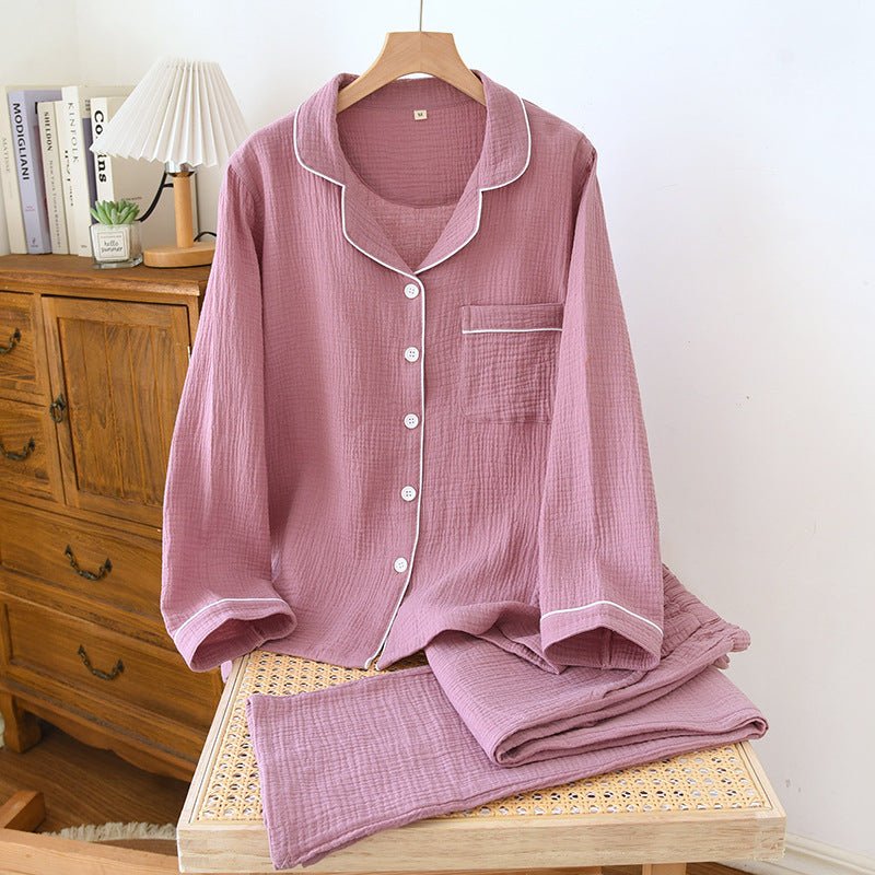 Cotton Pajama Set for Men and Women - Journey Must Haves