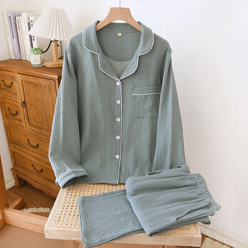 Cotton Pajama Set for Men and Women - Journey Must Haves