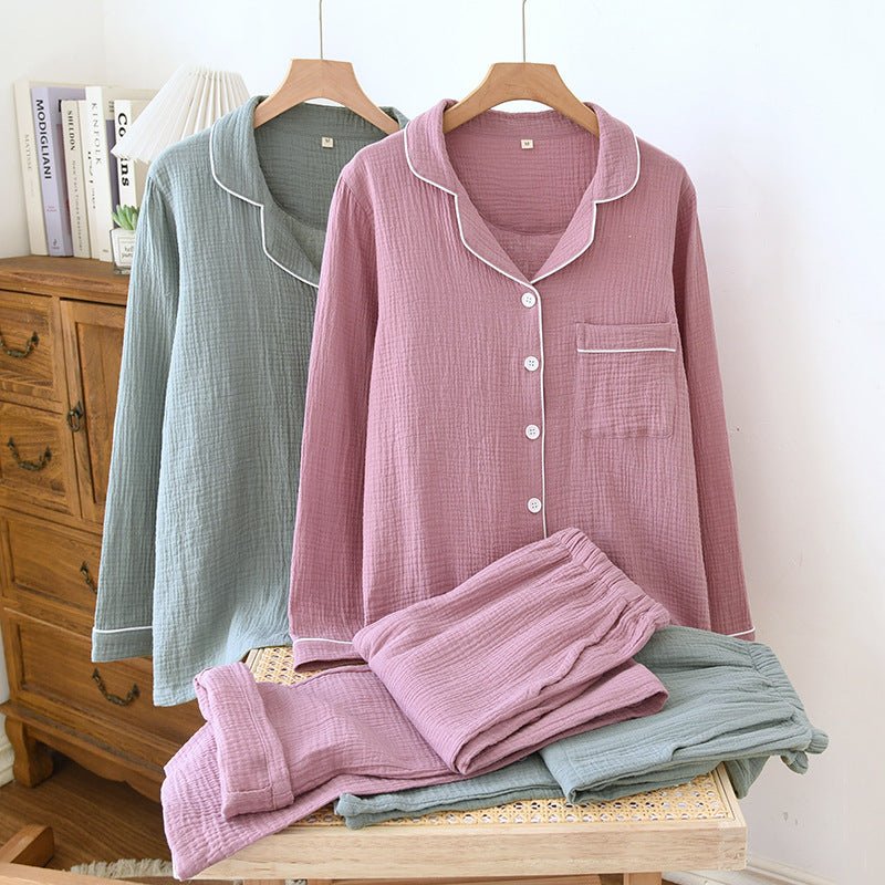 Cotton Pajama Set for Men and Women - Journey Must Haves