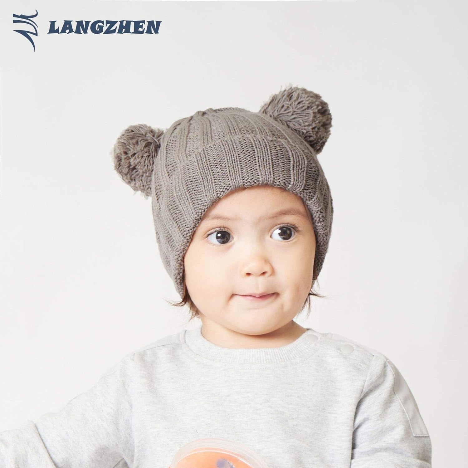 Cozy Winter Knitted Baby Hats for Girls with Adorable Pom Poms and Soft Fleece Lining - Journey Must Haves