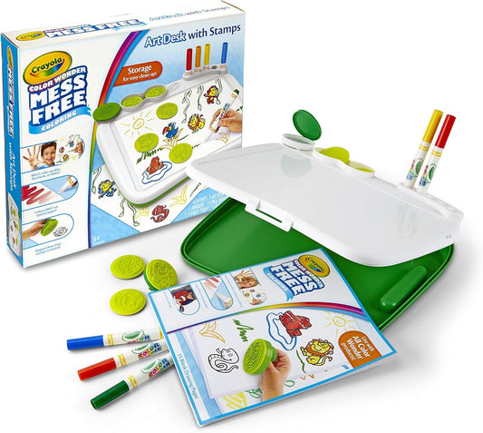 Create Colorful Masterpieces Anywhere with the Color Wonder Mess Free Art Desk – 20+ Fun Pieces for Kids! - Journey Must Haves