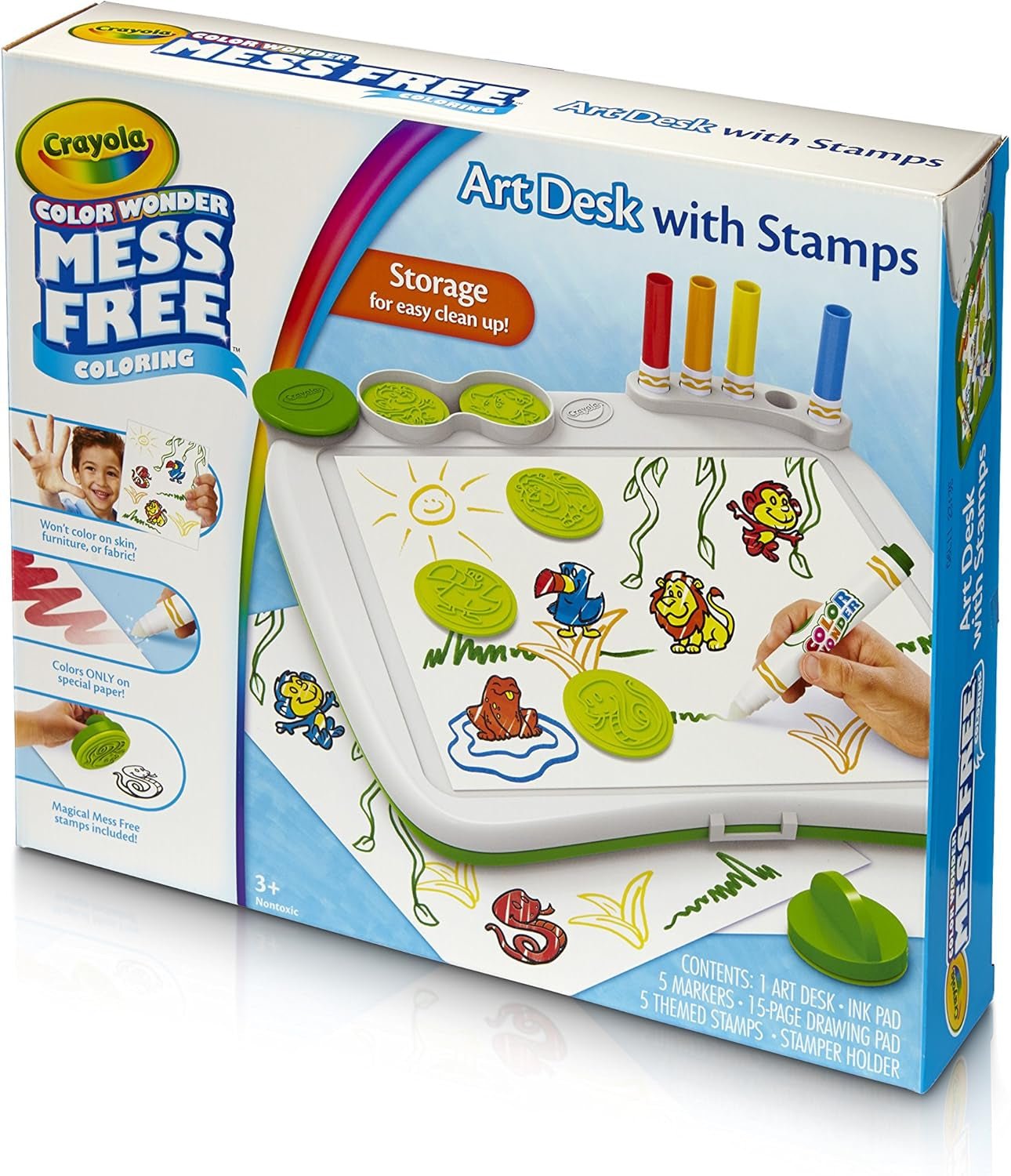 Create Colorful Masterpieces Anywhere with the Color Wonder Mess Free Art Desk – 20+ Fun Pieces for Kids! - Journey Must Haves