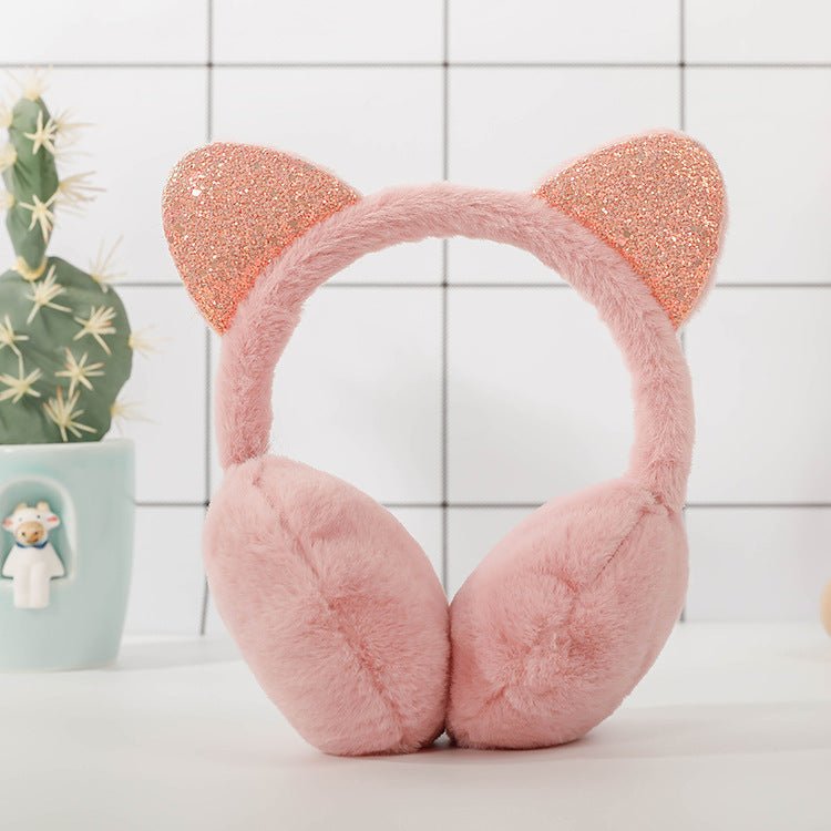 Creative Cat Ear Plush Earmuffs for Kids - Journey Must Haves
