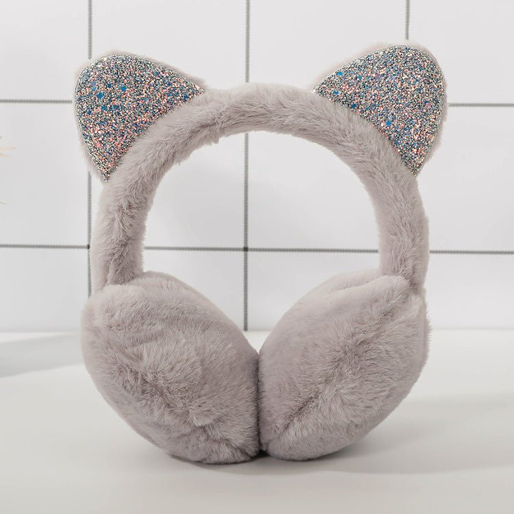 Creative Cat Ear Plush Earmuffs for Kids - Journey Must Haves