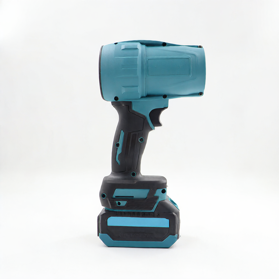 High-power dust removal charging fan