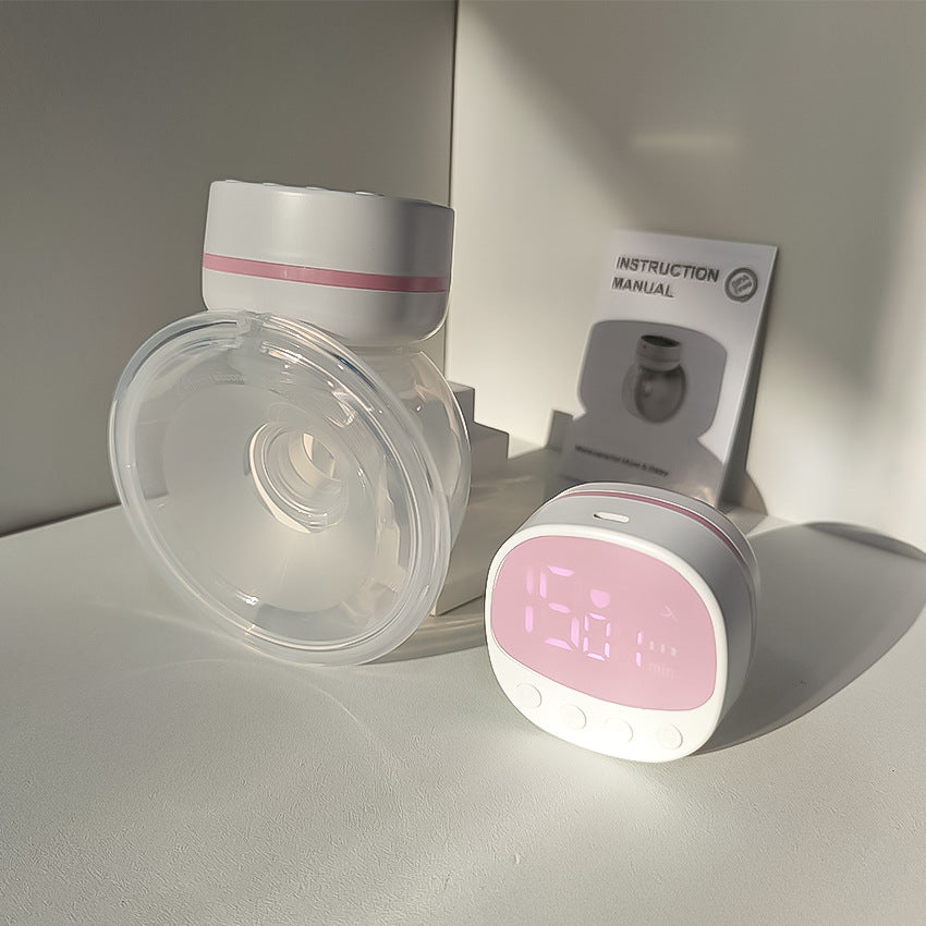 Wearable electric breast pump