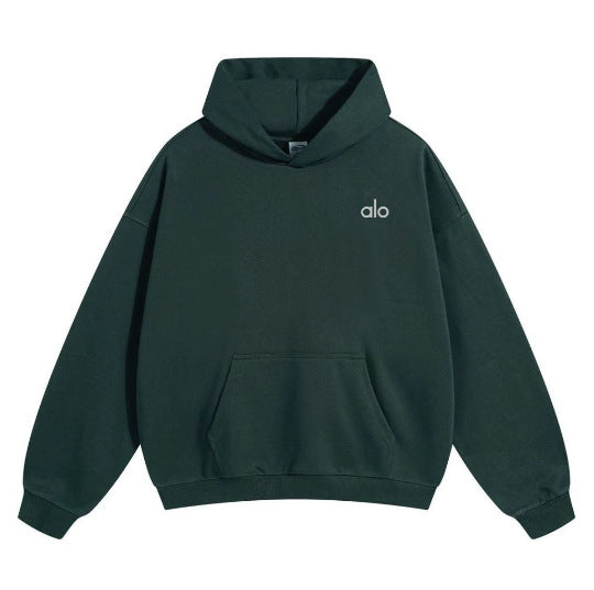 Men's Hooded Sweatshirt and Pants Set with 3D Embroidery