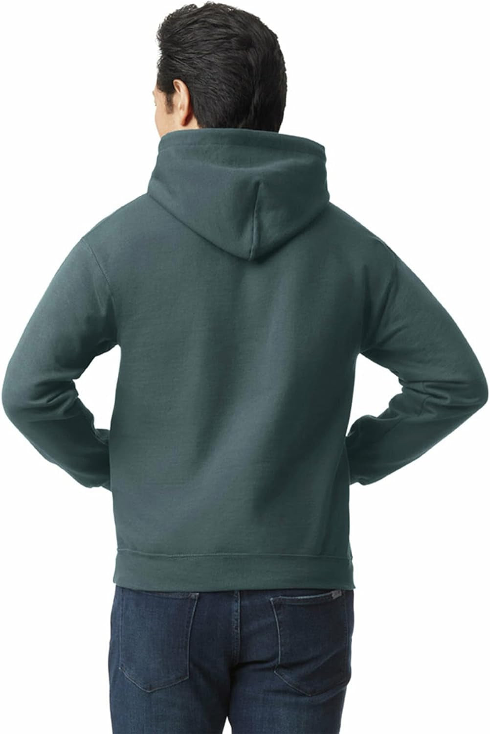 Ultimate Comfort and Style: Adult Fleece Hoodie Sweatshirt - G18500 in Dark Heather