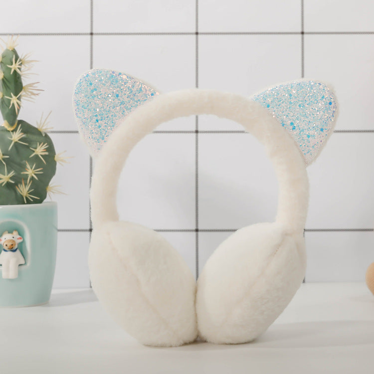 Creative Cat Ear Plush Earmuffs for Kids
