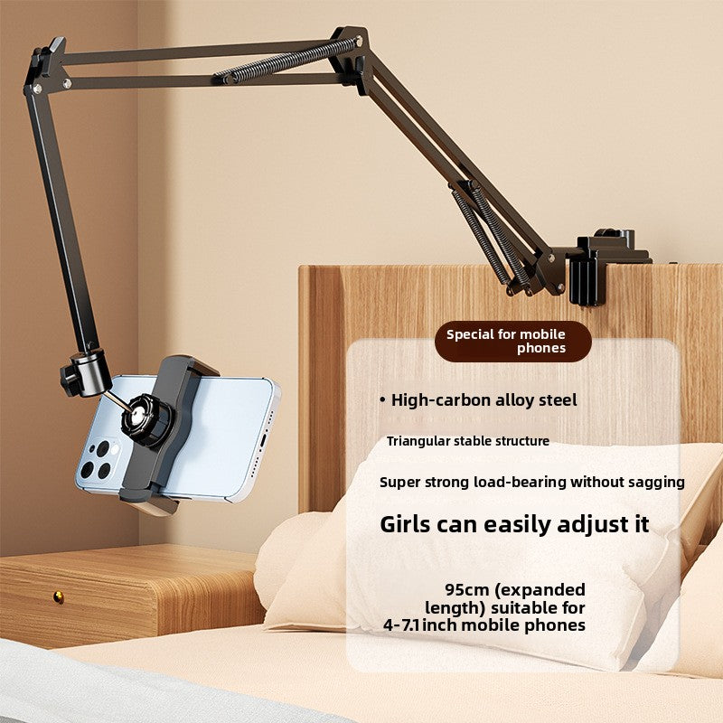 Headboard mobile phone and tablet holder