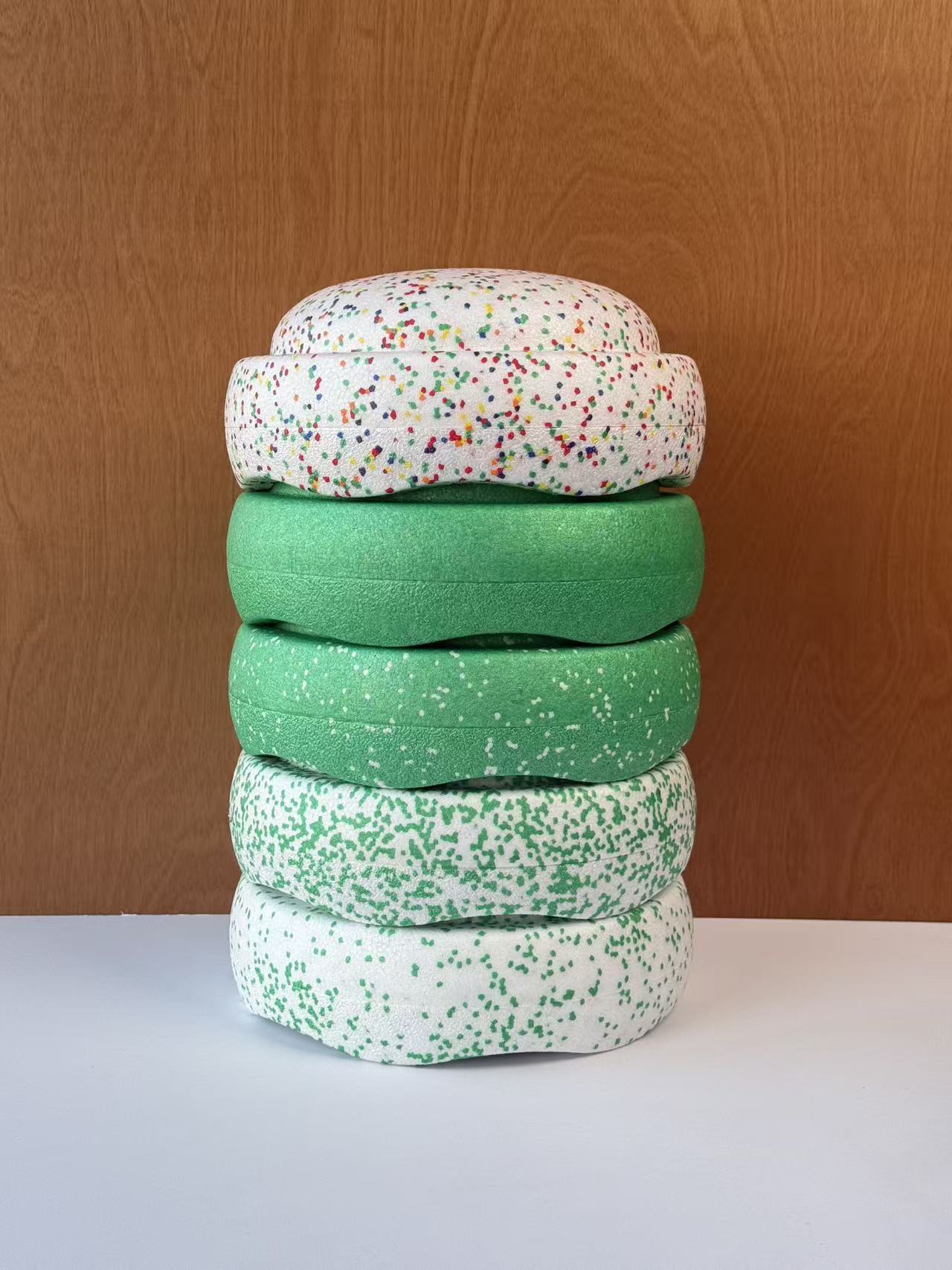 EPP Foam Rainbow Stepping Stones and Balance Board Set