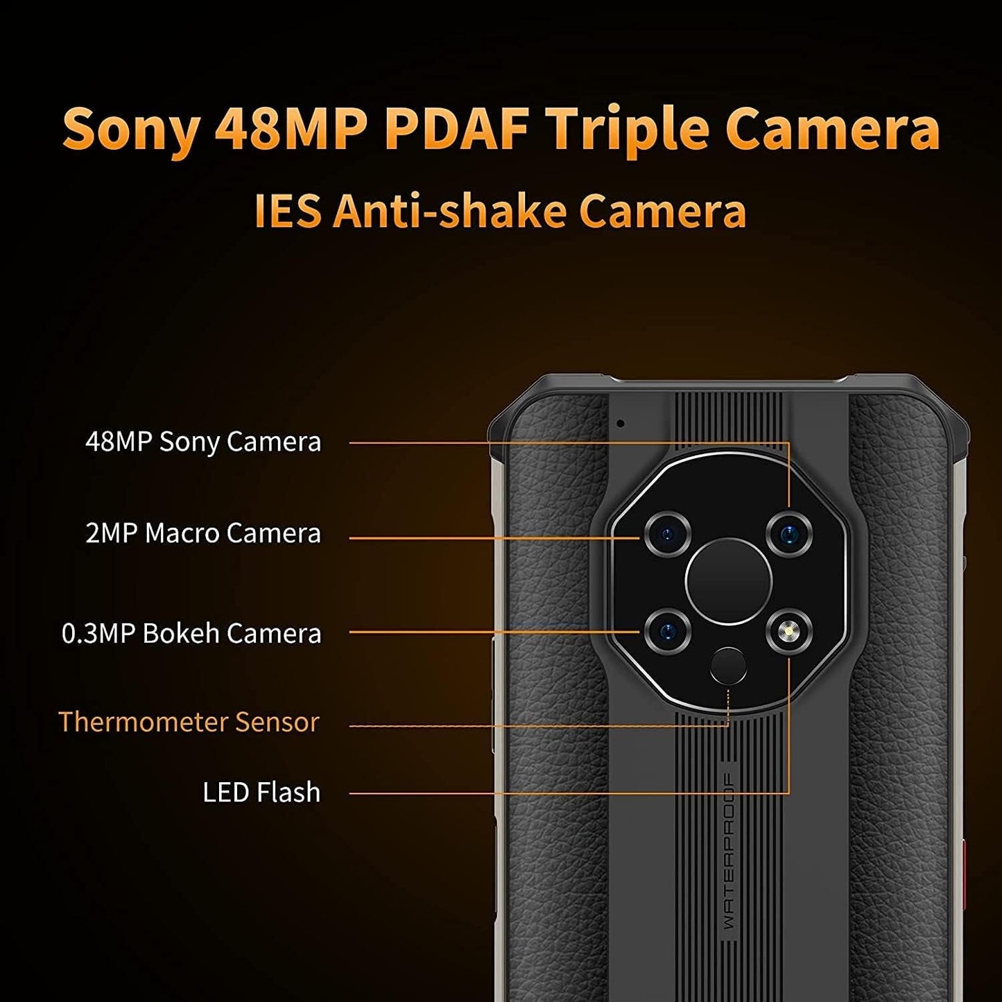 Discover the OUKITEL WP13: Unlocked 5G Rugged Smartphone with 128GB ROM, 8GB RAM, and 48MP Triple Cameras - Perfect for Adventure Seekers! - Journey Must Haves