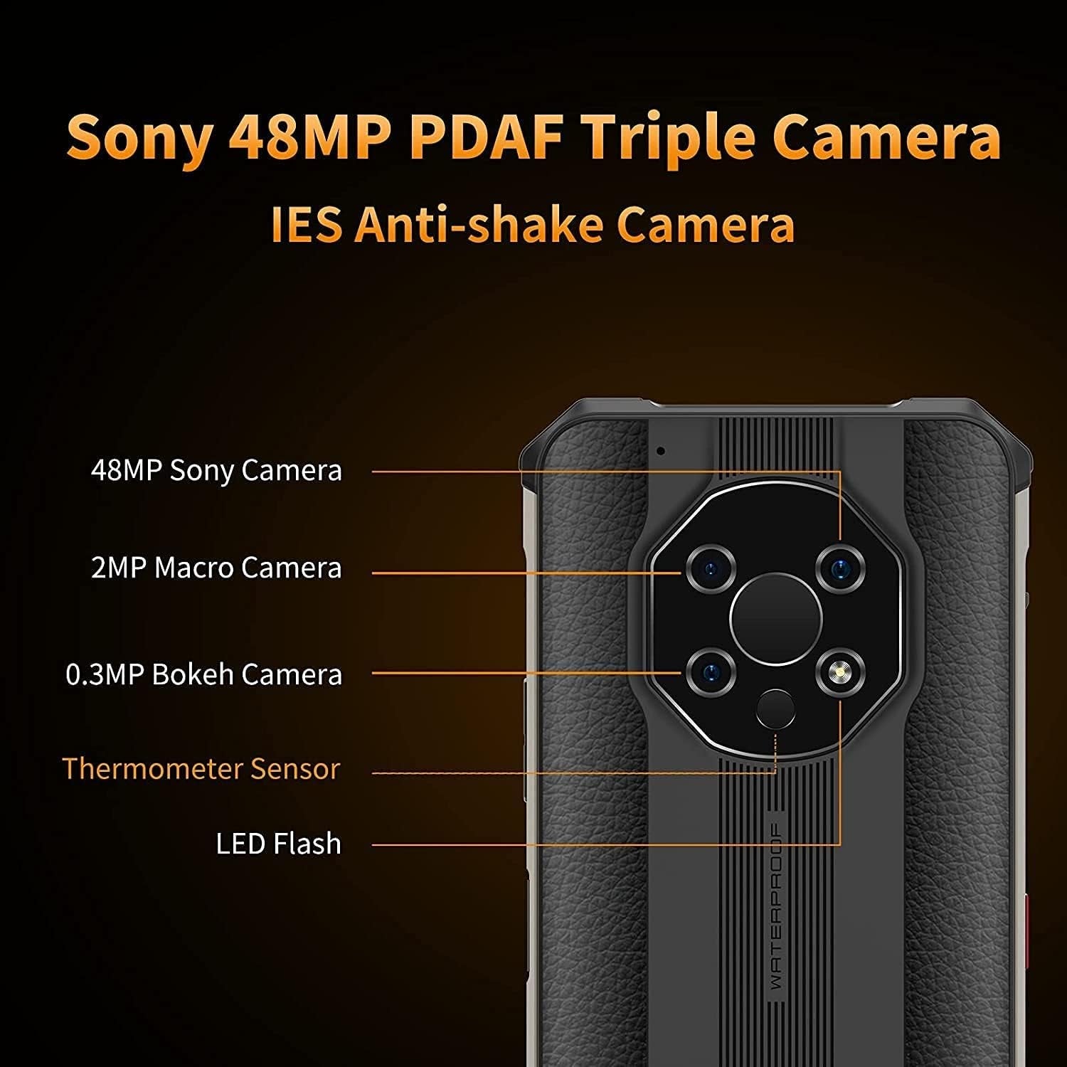 Discover the OUKITEL WP13: Unlocked 5G Rugged Smartphone with 128GB ROM, 8GB RAM, and 48MP Triple Cameras - Perfect for Adventure Seekers! - Journey Must Haves