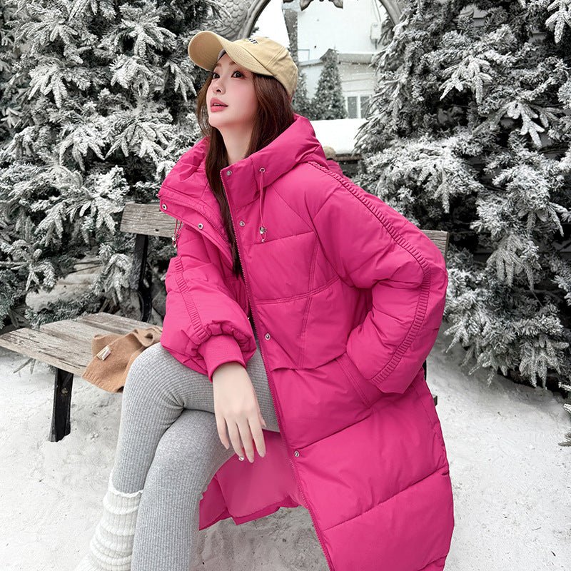 Dragon Fruit Color Cotton Coat for Women - Journey Must Haves