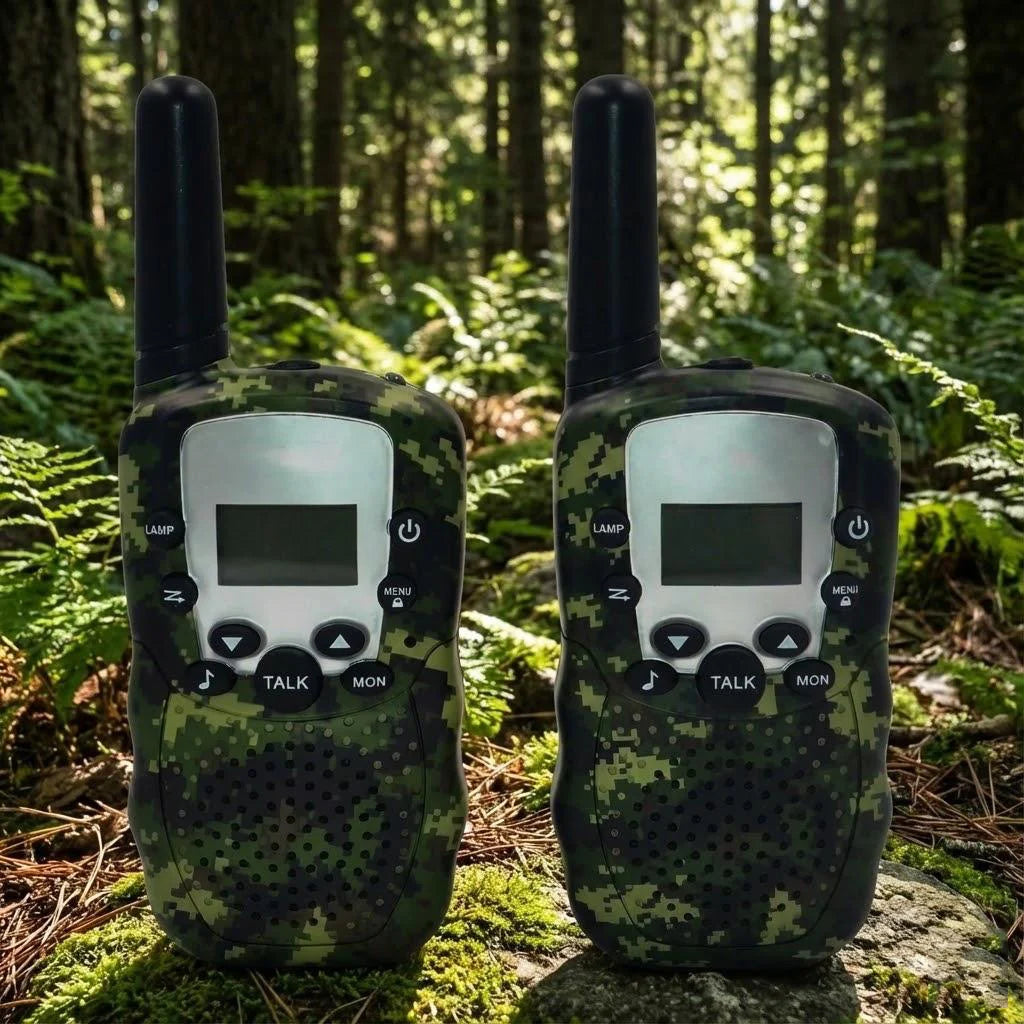 Exciting Portable Kids Walkie Talkies - 2 Way Radios for Outdoor Fun and Safety Communication