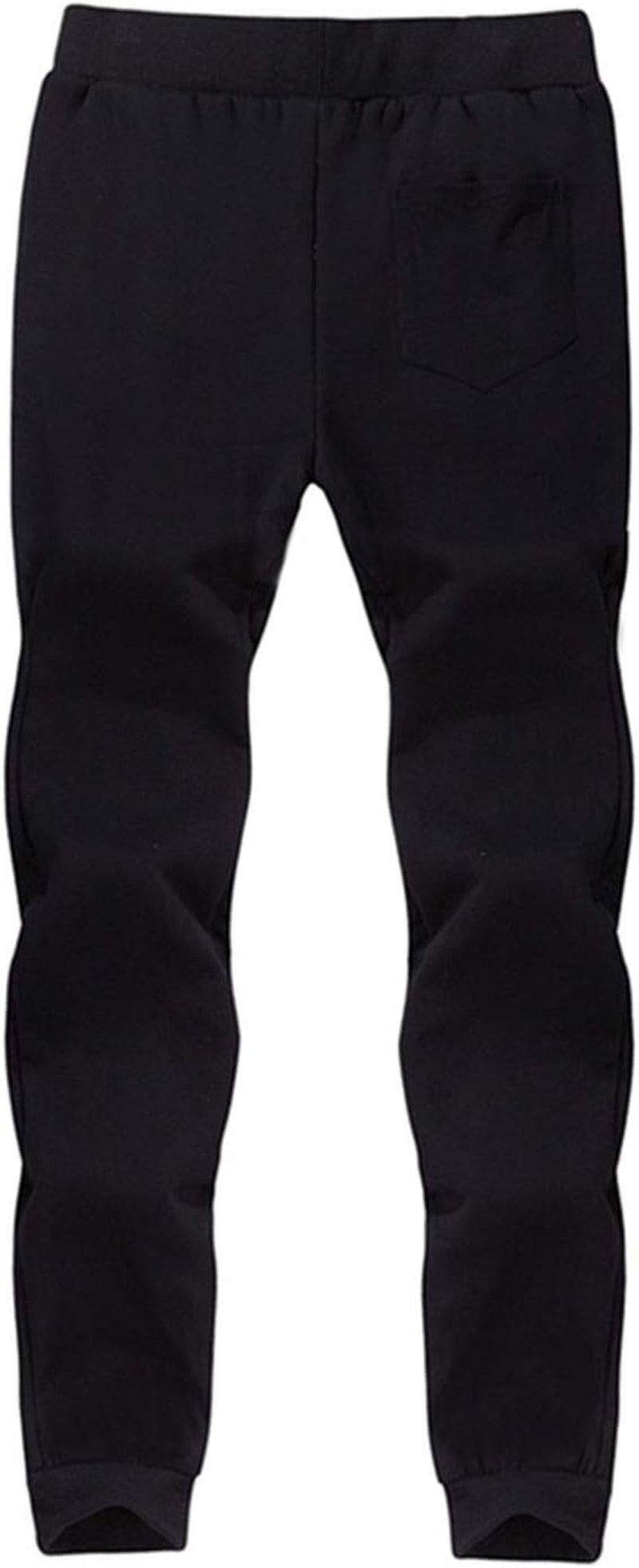 Stay Cozy This Winter with Our Mens Sherpa Lined Thermal Jogger Sweatpants - Perfect for Every Occasion!