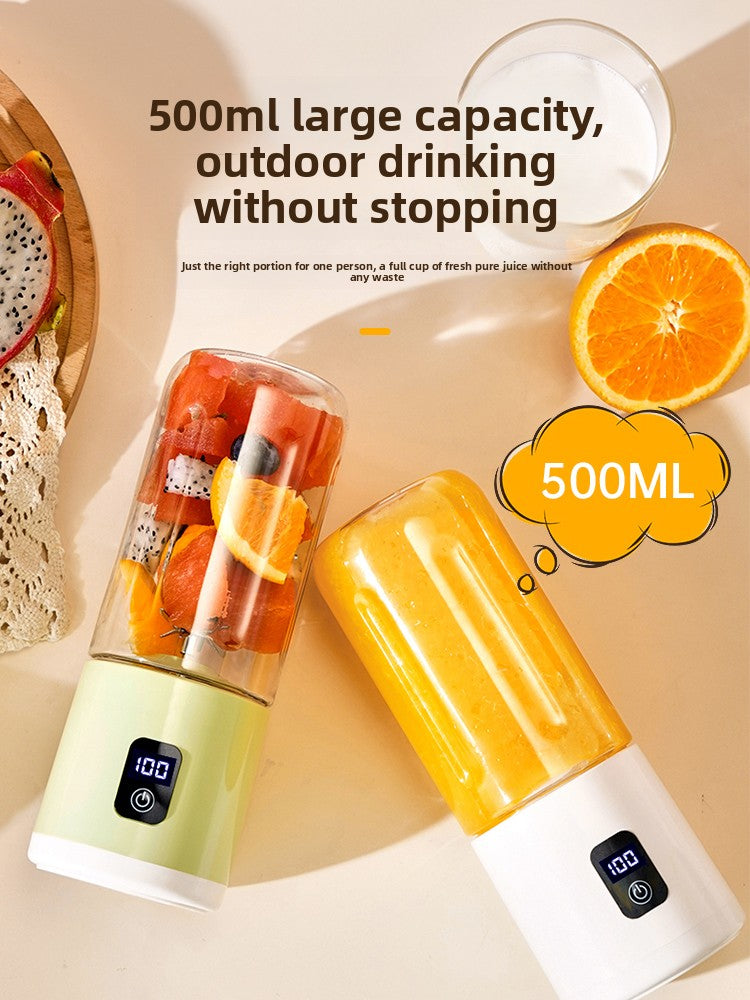 Portable Electric Juicer Cup with Ice Crushing Function