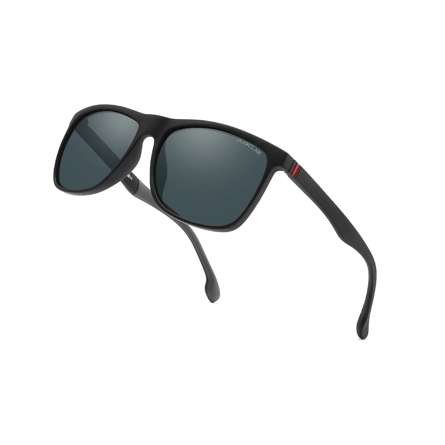 Experience Ultimate Protection with PUKCLAR Men's Polarized Sports Sunglasses - Lightweight TR90 Frame & UV400 Shielding