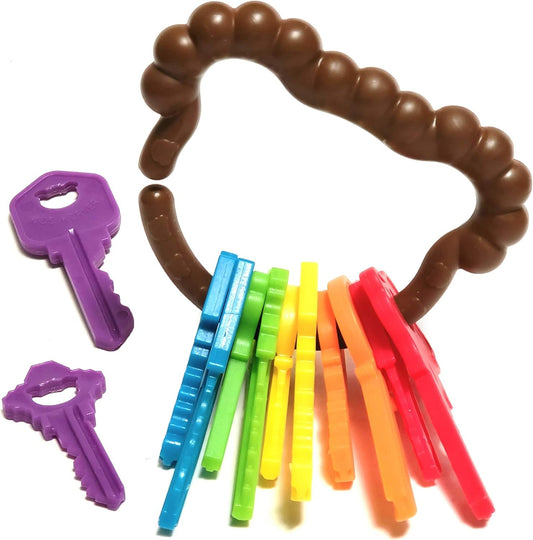 Engaging Baby Keys Montessori Toys for Toddlers - Fun Learning Keys for 2 Year Olds with Activity Ebook - Journey Must Haves