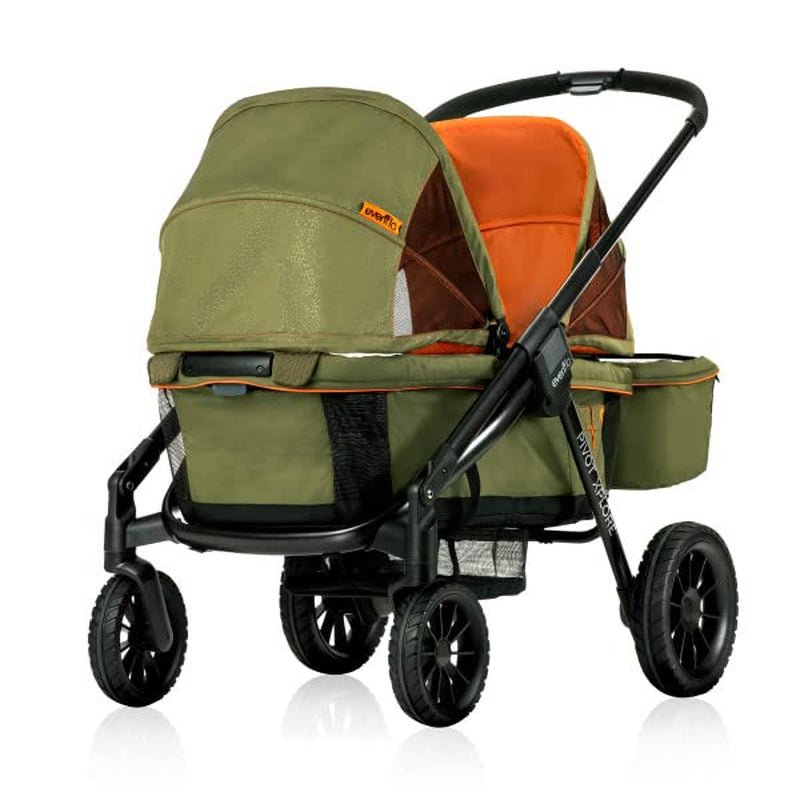 Experience Adventure with the Pivot Xplore All - Terrain Stroller Wagon in Ranger Green - Journey Must Haves
