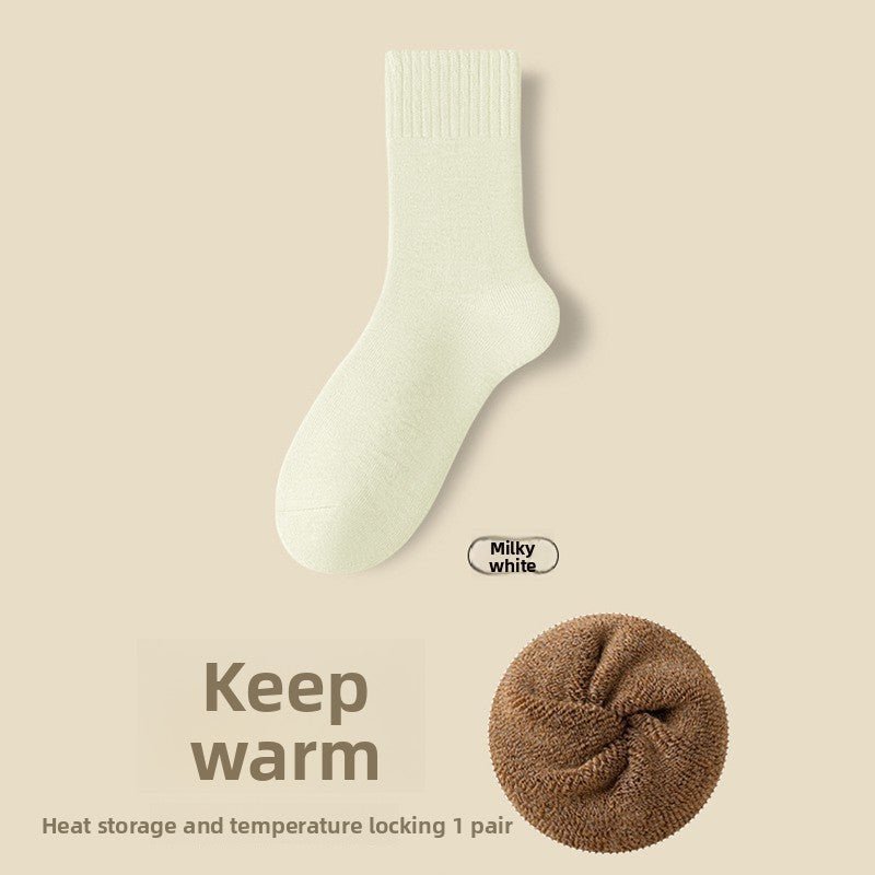 Extra thick winter fleece - lined terry socks - Journey Must Haves