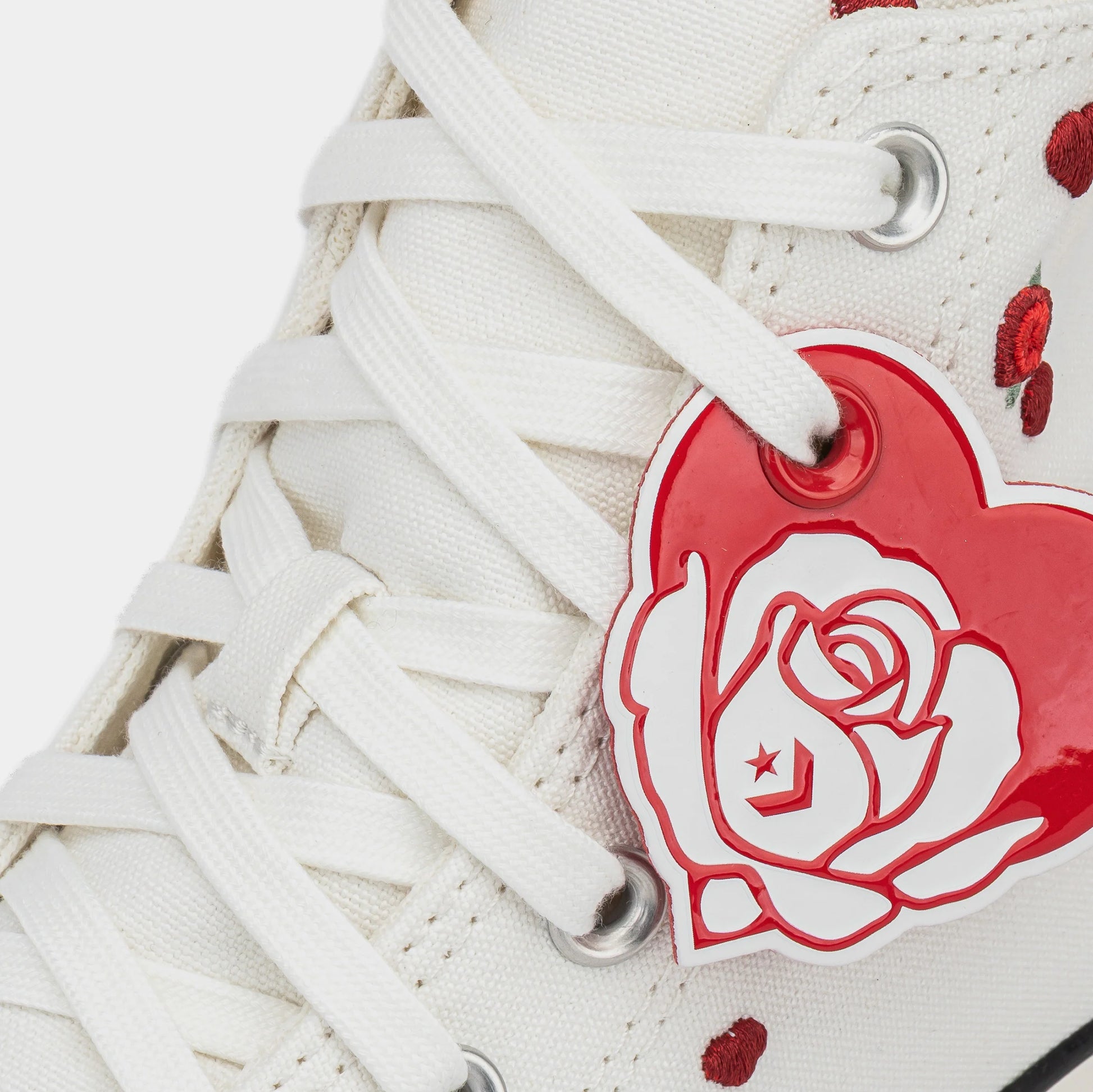 Elevate Your Style with Chuck Taylor All Star High Valentine's Day Women's Lifestyle Shoes in White and Red