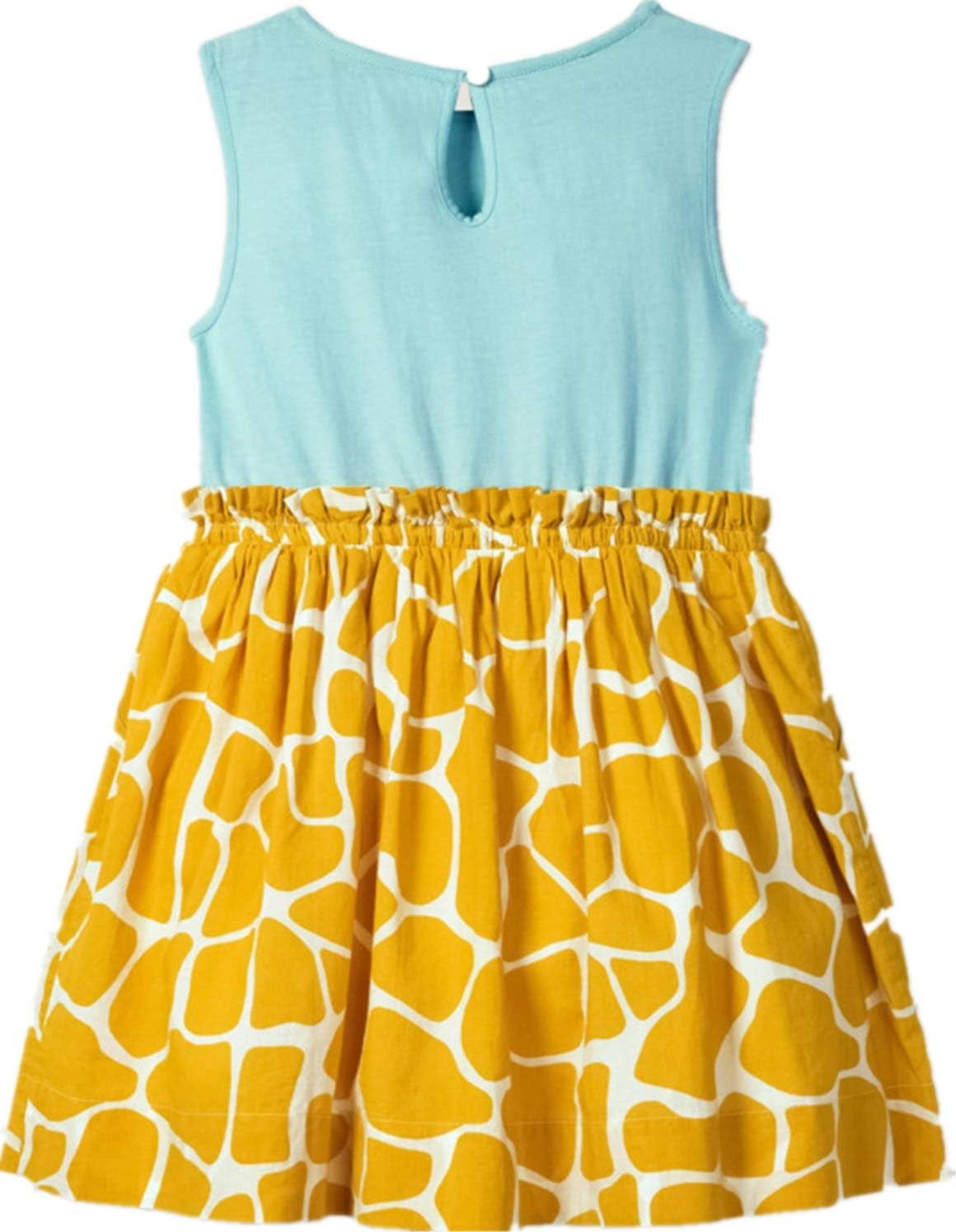 Charming Toddler Girl's Cotton Casual Dress - Perfect Summer Playwear with Short Sleeves