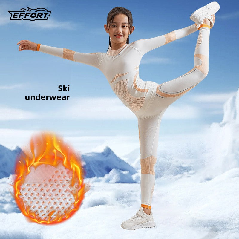 Autumn and Winter Children's Outdoor Sports Underwear