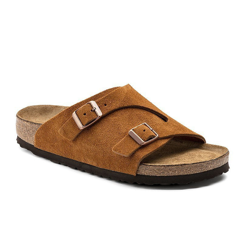 Full-grain leather Birkenstock sandals